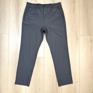 Marc New York Performance Pants Gray Stretch‎ Tapered 36x32 Elastic Waist